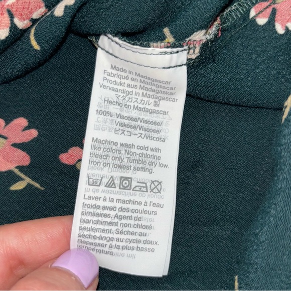 Madewell Rhyme Top in Spruce Blooms - Picture 5 of 8